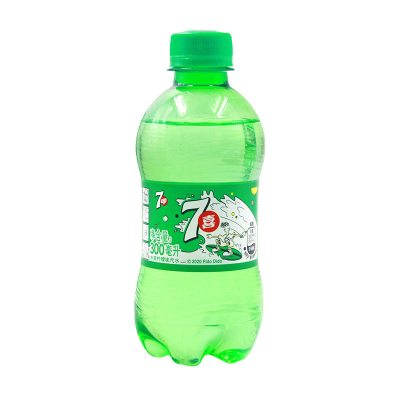 百事可乐七喜柠檬味汽水300ml*12瓶装
