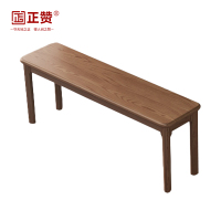 正赞 实木餐椅长条凳白蜡木凳子 1200*300*450mm
