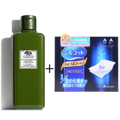 悦木之源菌菇水200ml+尤妮佳化妆棉*2