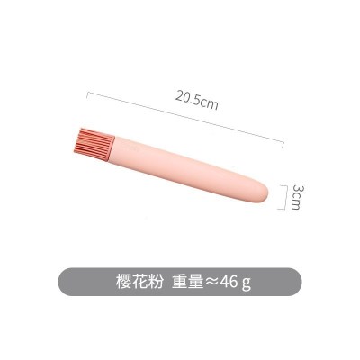 家柏饰(CORATED)烘焙烙饼小油刷硅胶家用厨房食品级高温不毛烧烤刷子烧烤工具 樱花粉