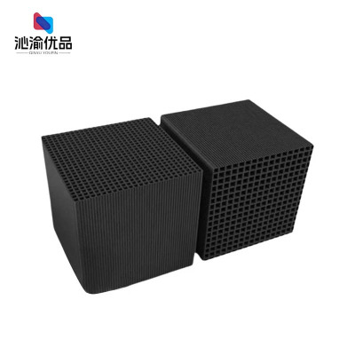 沁渝优品 蜂窝活性炭600碘值 100*100*100mm 立方米