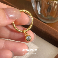 925纯银高碳钻纹理戒指女指环尾戒高级感轻奢个性潮约3g BCJ3286