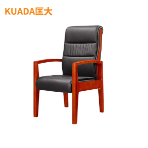 匡大办公椅 餐椅 简约会议椅 简约实木椅子 KDT950 黑色