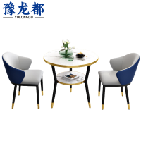 豫龙都餐桌一桌两椅套