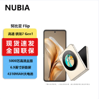努比亚 Flip 12GB+512GB 奶茶 骁龙7 Gen1芯 折叠屏手机手机