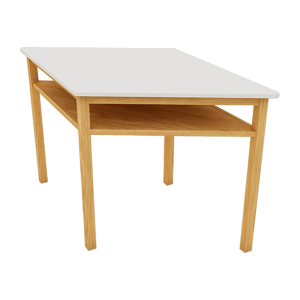 大风车 PTZ110 800*800*760mm 学生菱形拼合实木桌