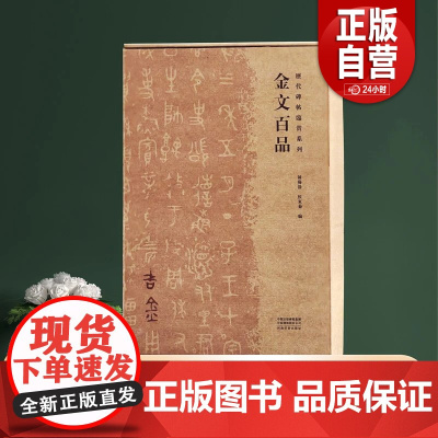 历代碑帖临赏系列 金文百品 金文大篆临创必备 篆书临赏 篆隶源头 金石范本 河南美术出版社 正版书籍YJ
