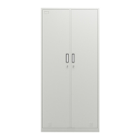 臻远两门更衣柜ZY-NW-19900宽*500深*1850高灰白色厚度0.6mm