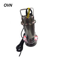 OVN 不锈钢潜水泵污水泵 WQD8-15-0.75S 1.5寸 台