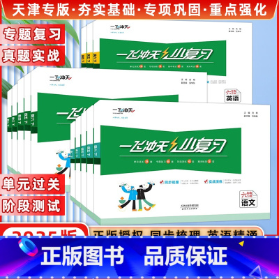推荐♥6本搭配[典中点+小复习]语数(人教)英(精通) 三年级下 [正版]2025新版一飞冲天小复习天津上册下册一1年级