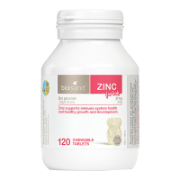 佰澳朗德(Bio Island)儿童锌片小熊补锌咀嚼片120粒/瓶装 孕婴童专用锌 香港/保税随机发