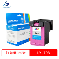 兰韵 703彩色墨盒 适用惠普d730/k109a/k209a/k510a/k109g/k209g