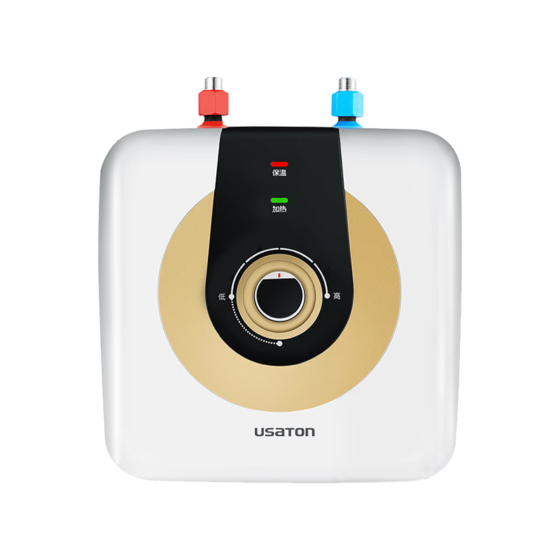 阿诗丹顿(USATON)储水式电热水器小厨宝1500W一级能效高效节能8升厨宝KX08-8J15S上出水