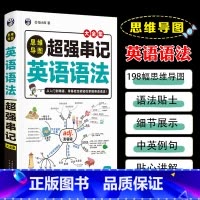 [正版]送电子语法题思维导图超强串记英语语法大全 零基础学英语 零起点初高中大学英语语法新思维英语在用英语书籍英语学习神