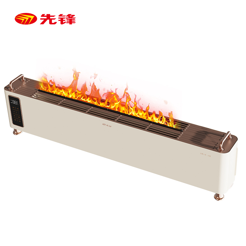 先锋石墨烯踢脚线取暖器家用电热电暖器电暖气大面积移动电暖浴室防水全屋升温 [火焰加湿语音款]DTJ-HY1R