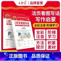 1年级下册活页看图写话 [正版]2025春新版活页试卷看图写话1一2二年级上下册小学生思维导图二年级同步字帖语文阅读说话
