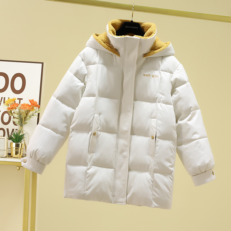 2023冬季新款棉衣棉服女中长款韩版修身显瘦个性羽绒棉服厂家直销