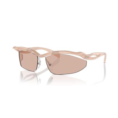 普拉达(PRADA)女士专属高质Injected材质粉色太阳镜温暖棕 lenses PINK/BROWN_12S4I2