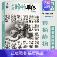 [正版]素描静物单体百科全书2022烈公文化静物素描临摹范本水果蔬菜器皿文具生活用品单体教学方法单体塑造规律教程结构明暗
