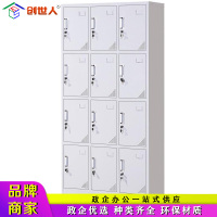 创世人 十二门更衣柜 CSR-I10 尺寸900×350×1800mm 灰白色 1台