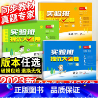 英语·人教版 三年级下 [正版]2023实验班提优大考卷小学三年级下册语文数学英语全套人教版苏教版北师版同步训练练习试卷
