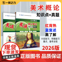 一臂之力2026美术概论王宏建袁宝林26考研核心笔记知识点精讲艺术美术考研真题资料高分笔记6套练习题模拟押题考点重