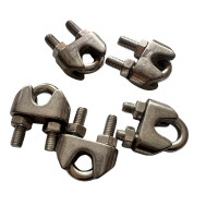 vzi 304不锈钢U型夹钢丝绳夹头 M12(6个) 包