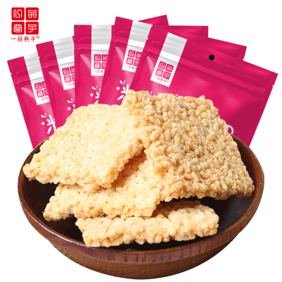 一品巷子糯米锅巴原味120g*5袋闲零食网红小吃安徽特产