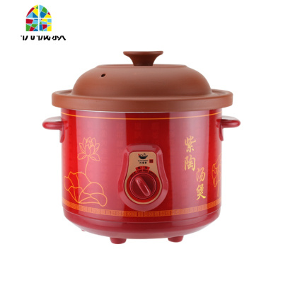 电动煲汤锅电子全自动电沙锅养生电炖炖锅砂锅家用插电预约煮粥锅 FENGHOU 预约款+快慢火6升(用6-8人)