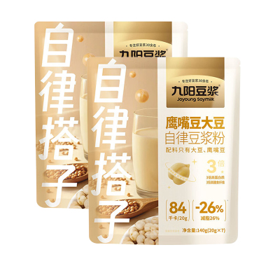 九阳豆浆鹰嘴豆大豆自律豆浆粉140g*2袋营养早餐代餐粉