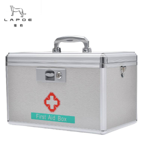 猎豹 铝合金医药箱(空箱) 16寸带锁/个