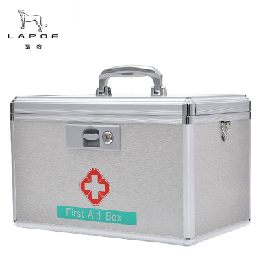 猎豹 铝合金医药箱(空箱) 16寸带锁/个