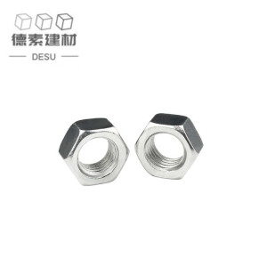 德素 不锈钢六角螺母M8/个