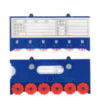 亿洛莱 双磁六轮料签 65*150mm 个
