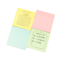 得力(deli)12本彩色便利贴粘性便签纸 76*76mm 办公用品 P07156