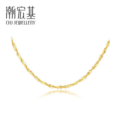 潮宏基满天星足金项链工费120元计价MQ