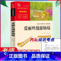 六下 爱丽丝漫游仙境 [正版]爱丽丝漫游奇境梦游仙境彩插励志版六年级课外书必读阅读经典名著儿童文学班主任小学生读物丛书6