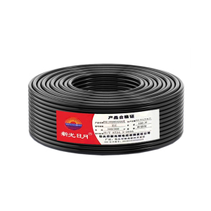 新光日月聚氯乙烯绝缘软电线电缆护套线 RVV(白/黑)(4芯)1平方/每米