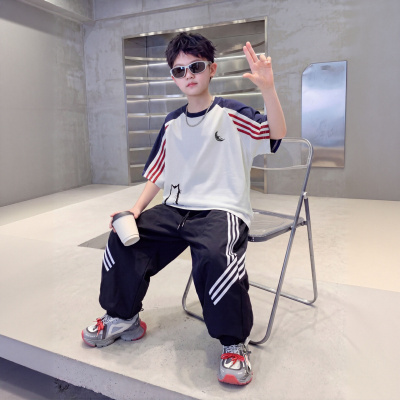 儿童装男童夏装套装2026新款夏季中大童薄款夏款短袖两件套潮运动