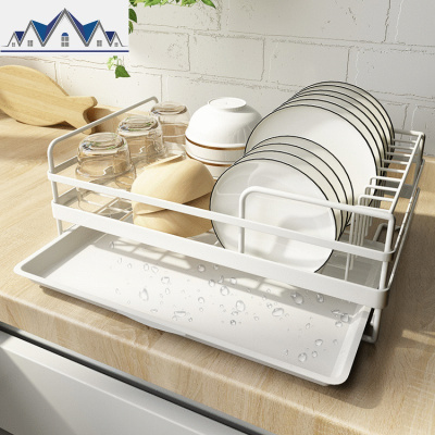 厨房置物架晾放碗碟筷餐具碗筷收纳架家用碗架沥水架滤水篮 三维工匠