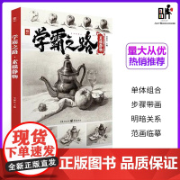 学霸之路素描静物2022敲门砖李家友几何体到静物单体组合照片对画