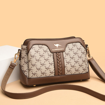 包包女包新款2026斜挎包女时尚印花女士小方包女单肩包女