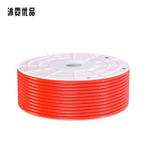 沐霓优品 PU气管 红色12*8(80米) /卷