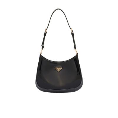 普拉达(PRADA)女款可调节肩带皮革单肩包时尚小巧便携出行潮人必