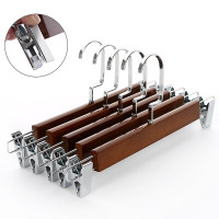 优诗提念YSTN-YJ01 实木扁钩裤架10个/组衣架(计价单位:组) 复古色