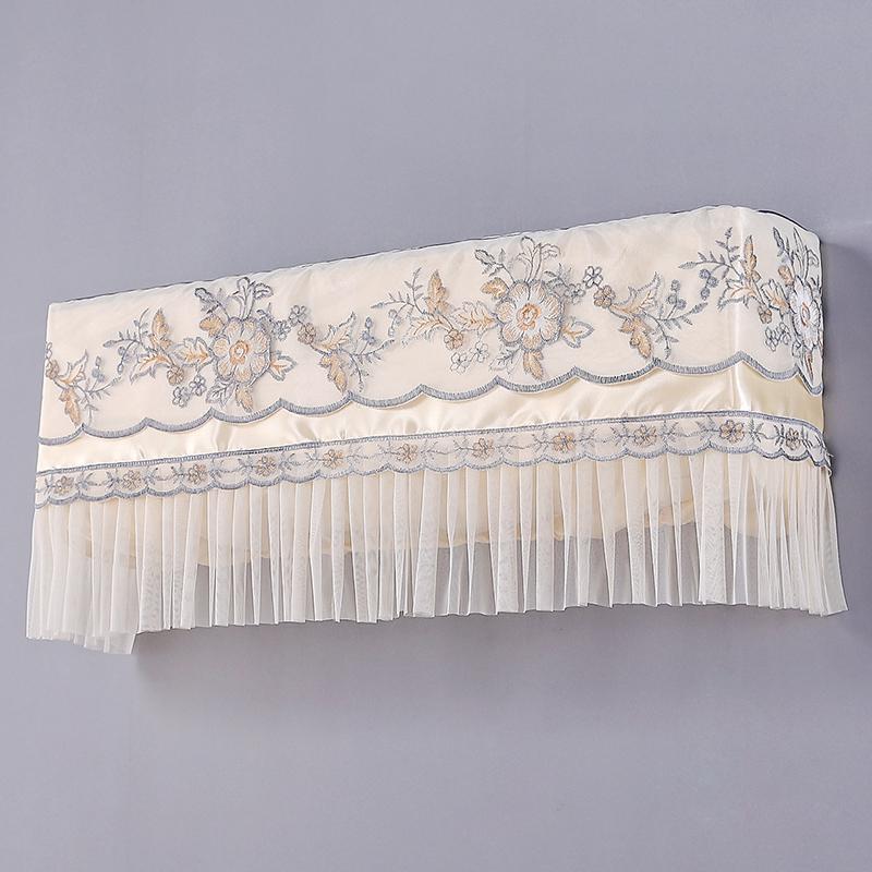 家柏饰(CORATED)室内卧室空调罩挂机空调套挂式1.5p匹防尘罩全包欧式 玉兰梦-灰色 挂式1-1.5P松紧均码