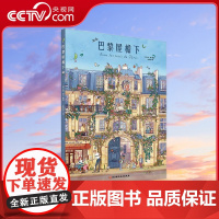 [央视网]巴黎屋檐下 儿童绘本 全景视觉大发现系列儿童精装绘本 观察力美商培养 1001个动人细节谱写温馨群像故事 绘本