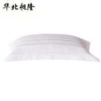 华北昶隆 白色缎条枕套 55*85/条