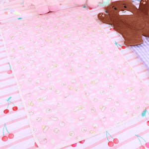 美帮汇粉色小海豚月经垫可洗大姨妈垫子经期小床垫女生理期防漏坐垫宿舍 粉色海豚 70*90