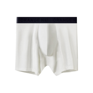 80S纯棉男士内裤秋冬加长平角裤工厂定制OEM高端男生内裤